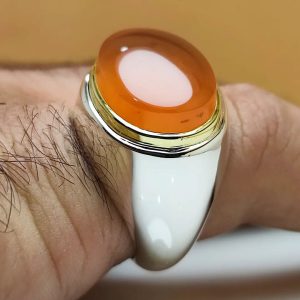 انگشتر عقیق یمنی کد ۱۲۱۵۸