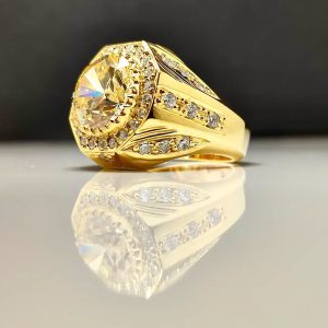 انگشتر موزانایت مردانه کد ۱۲۱۶۱