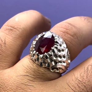 انگشتر یاقوت سرخ کد ۱۲۱۶۶