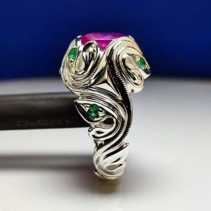 انگشتر یاقوت سرخ کد ۱۲۱۸۰