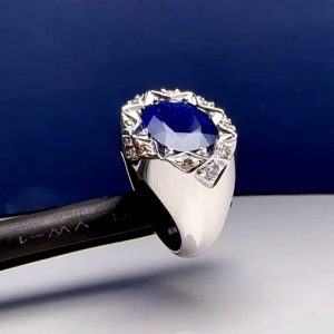 انگشتر یاقوت کبود کد ۱۲۱۸۱