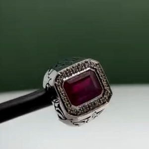 انگشتر یاقوت سرخ کد ۱۲۱۸۴