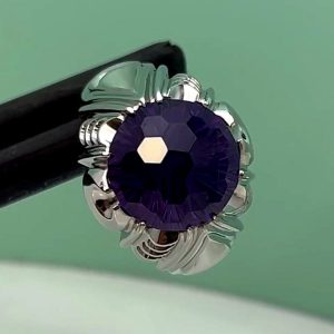 انگشتر آمیتیست مردانه کد ۱۲۱۹۱